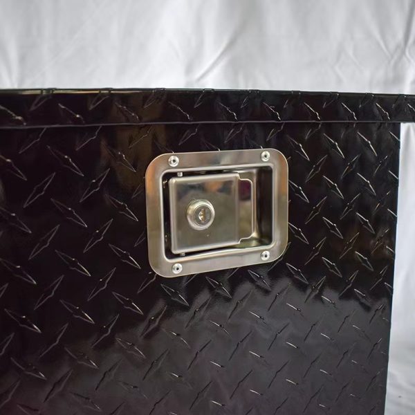 29 Inches Black Pointer Plate Toolbox for Truck,Trailer,Garage,Domestic 2
