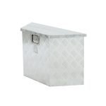 33 Inches White Checkered Plate Toolbox 2