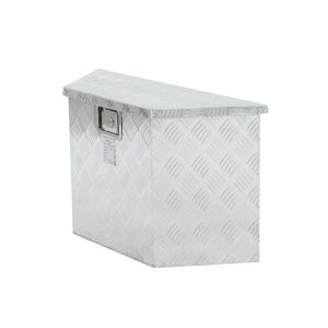 33 Inches White Checkered Plate Toolbox 2