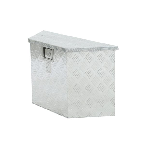 33 Inches White Checkered Plate Toolbox 2