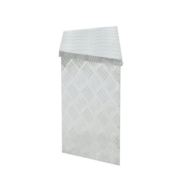 33 Inches White Checkered Plate Toolbox 3