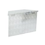33 Inches White Checkered Plate Toolbox 4