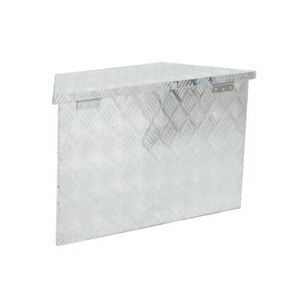 33 Inches White Checkered Plate Toolbox 4