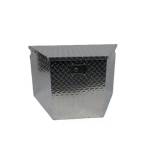 33 Inches White,Black Pointer Plate Toolbox for Truck,Trailer,Garage,Domestic 4