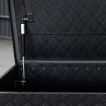 Detail of 36'' Aluminum Toolbox black