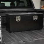 Detail of 36'' Aluminum Toolbox black