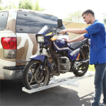 Custom Rear Mounted Aluminum Motorcycle carrier
