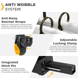 Hitch mount Ebike rack