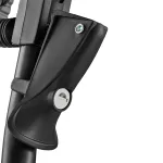 Upright quick-mount roof bike rack