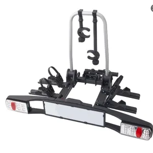 tow-ball foldable bike rack for 2 bikes