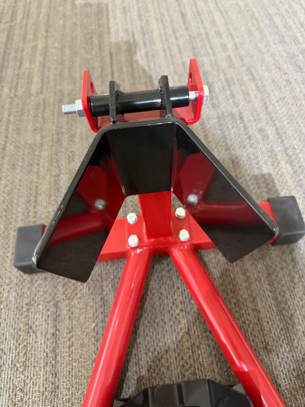 Detail of Motorcycle Front Wheelchock