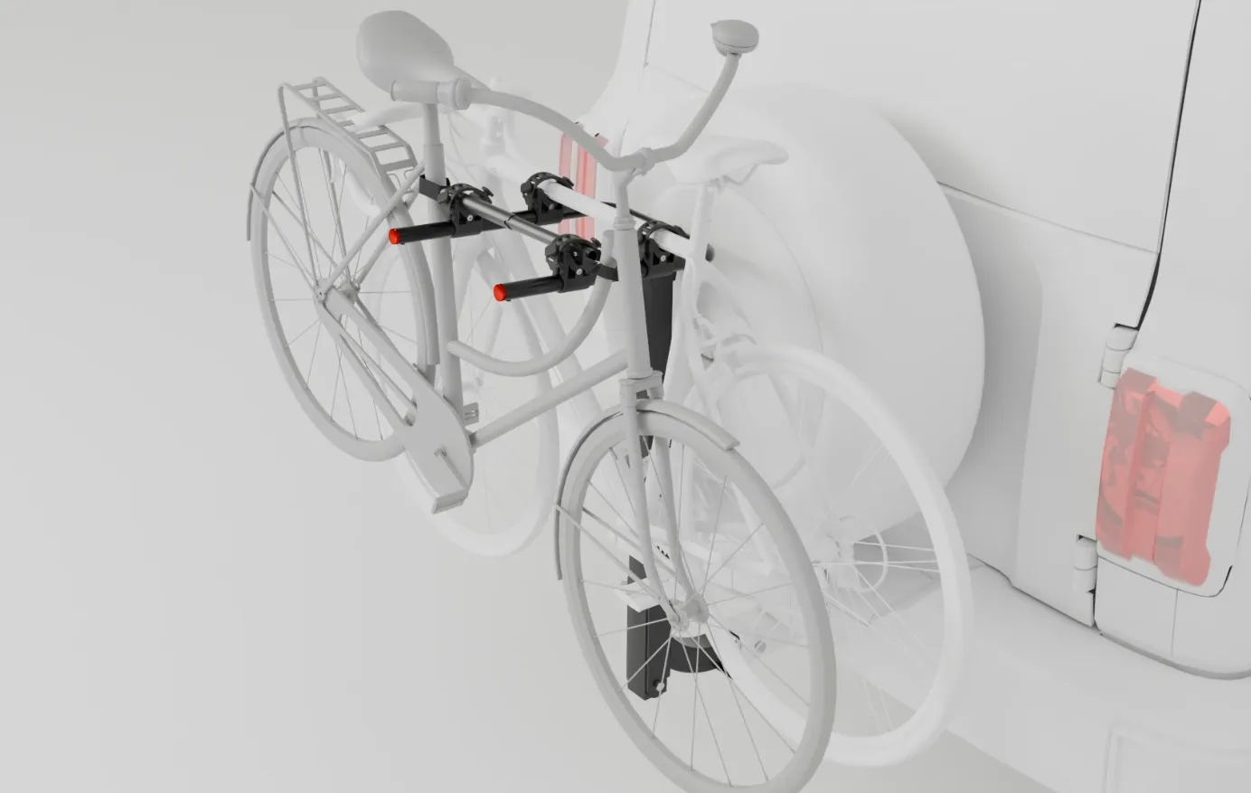 Rear-Mounted Bike Rack