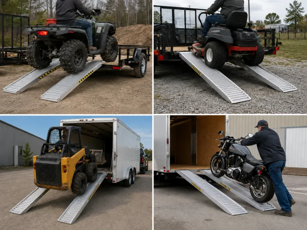 Rampe in alluminio per carichi pesanti da 8 piedi