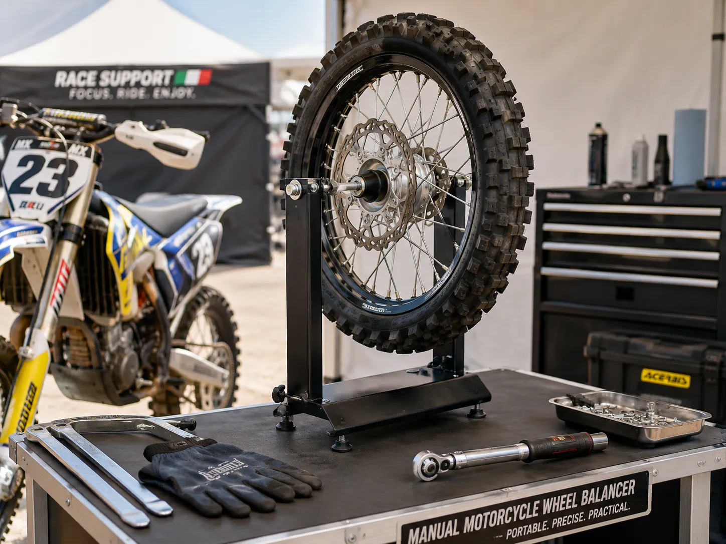 Motorcycle Wheel Balancer