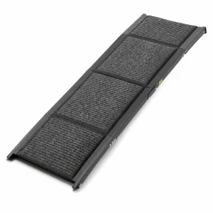 Rampe pliable pour animaux de compagnie de 1,8 m avec tapis antidérapant