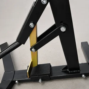 Detail of Y-type motorcycle tire changer
