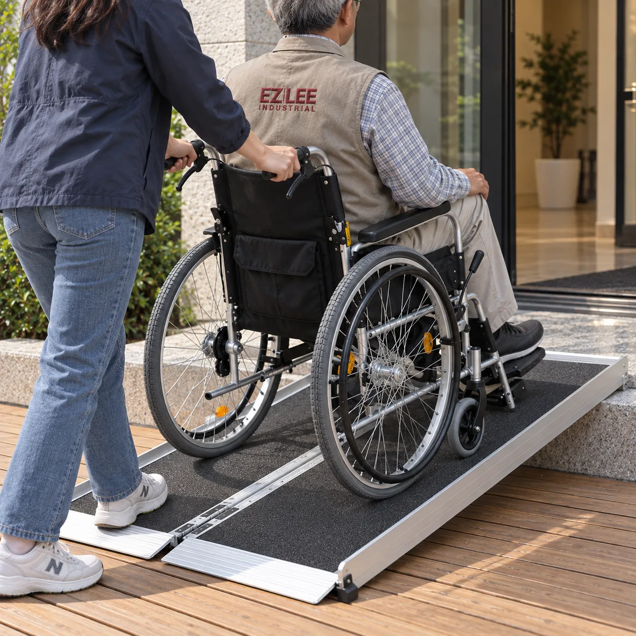 aluminum wheelchair ramp